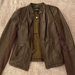 Light leather jacket